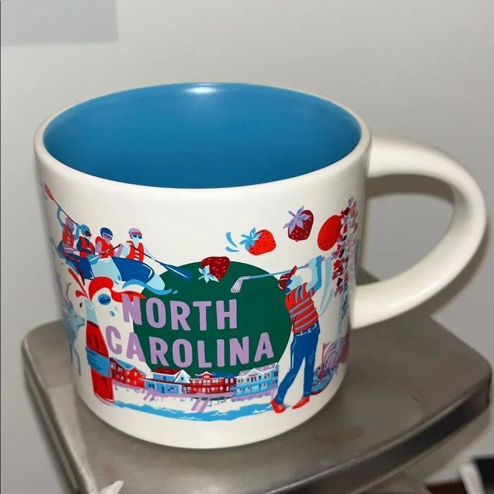 Starbucks North Carolina Discovery Pinehurst Nascar Beach Series Collectors Mug
